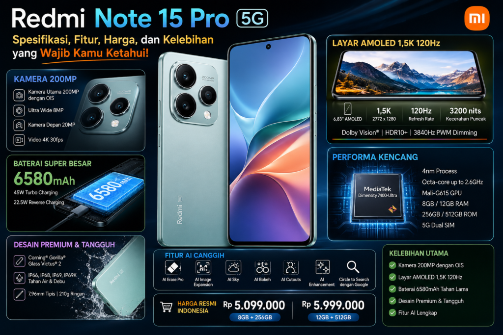 REDMIO NOTE 15 PRO

